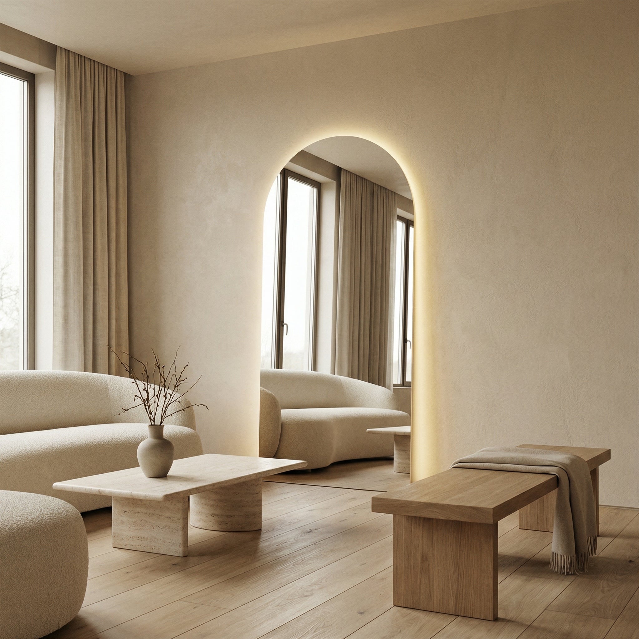 Arlo Mini | LED Arch Mirror