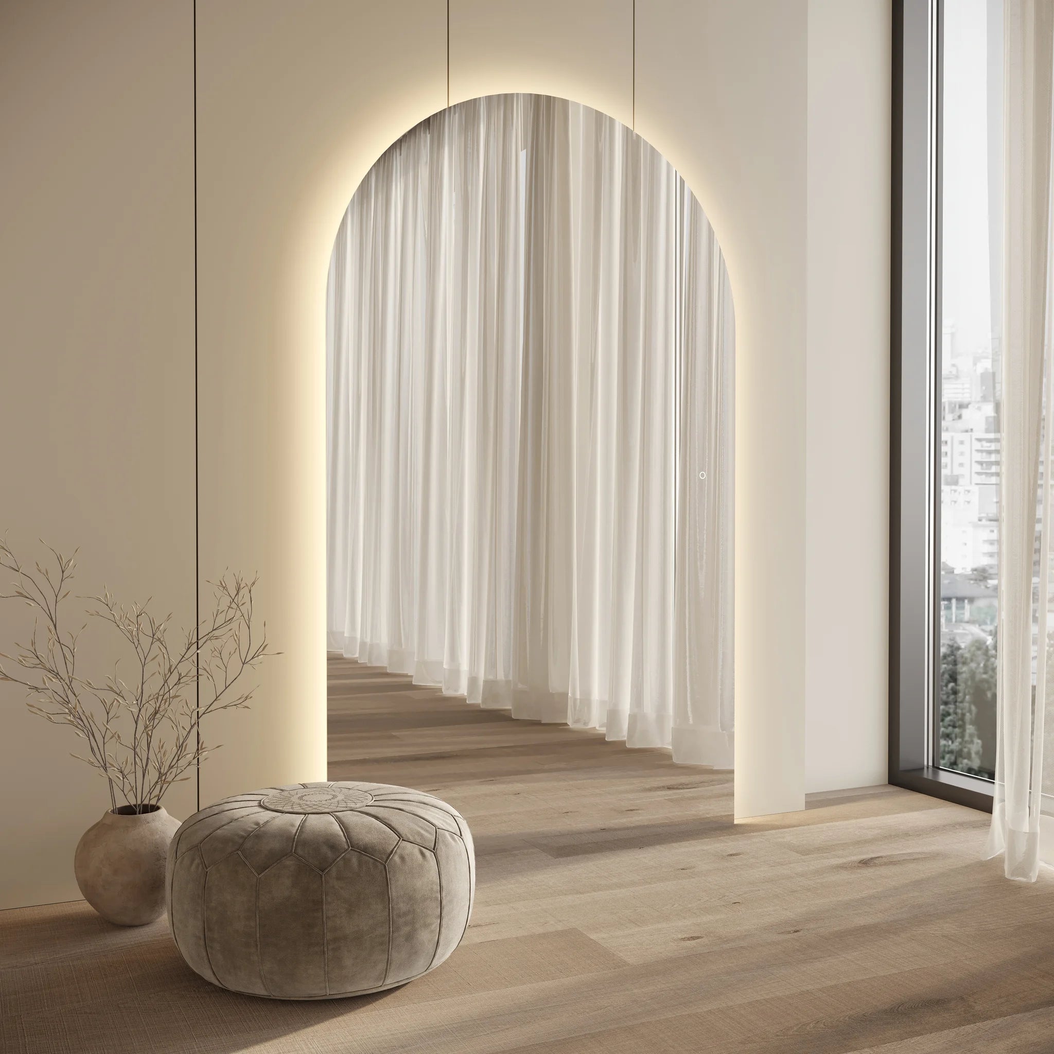 Arlo Arch LED Mirror | 2000 x 1200 - Mirrors by Reflect