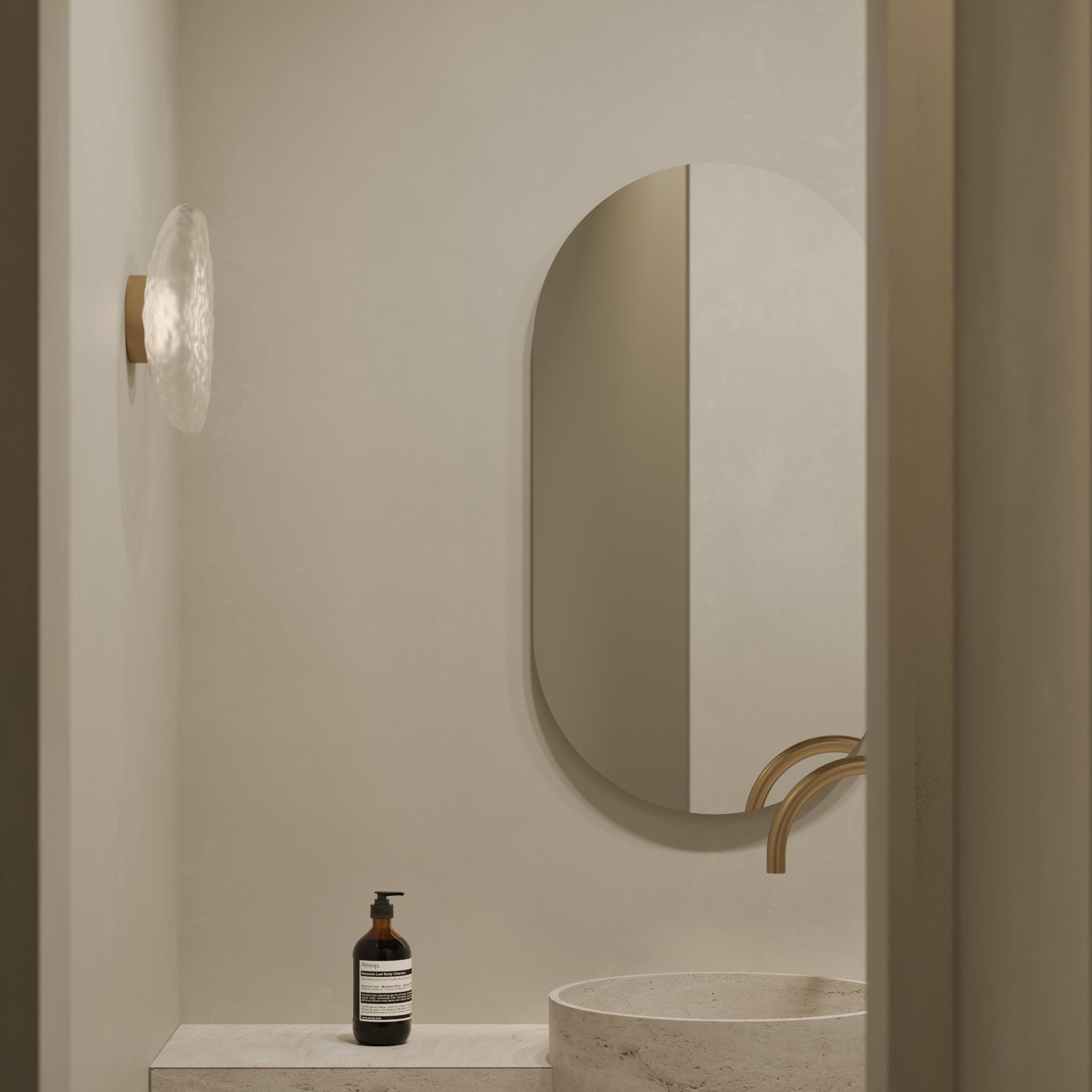Elara Oval Bathroom Mirror | 900 x 500 - Mirrors by Reflect