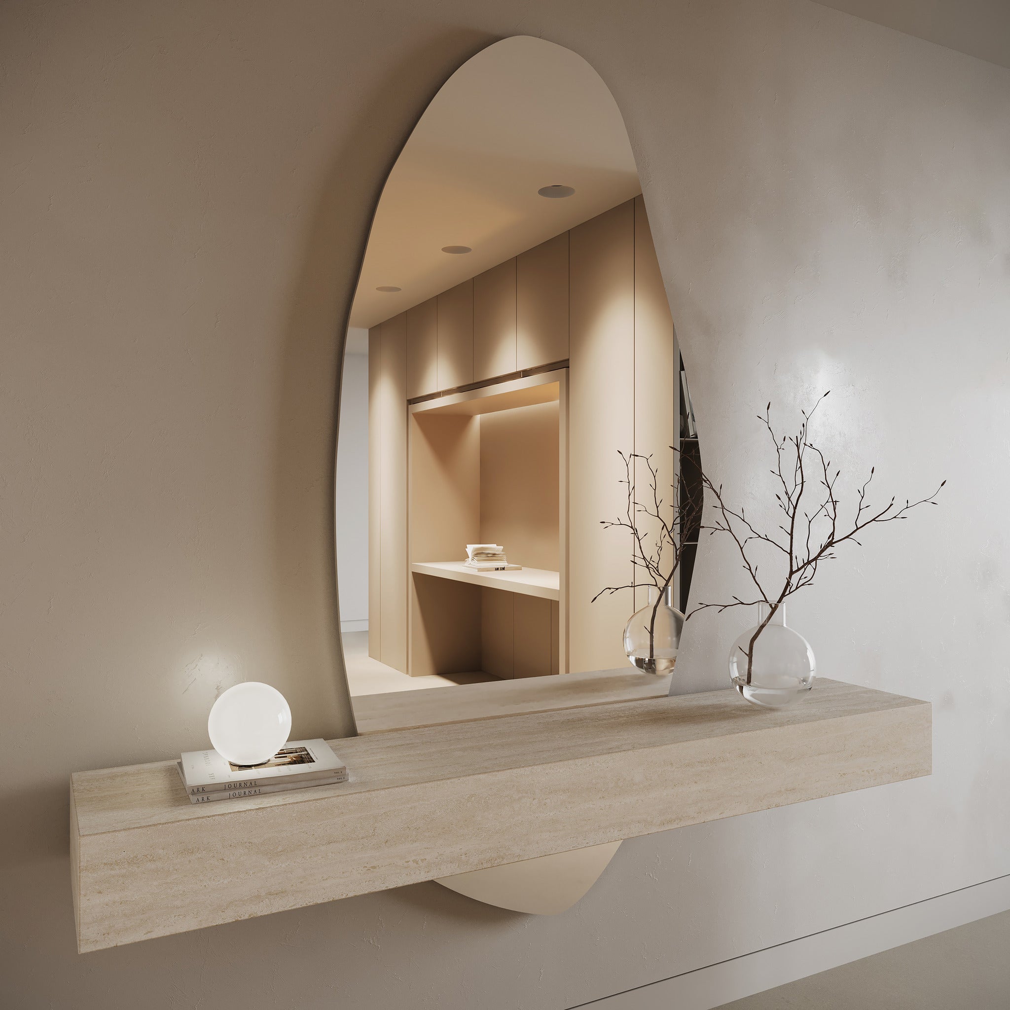 Isla | Irregular Mirror - Mirrors by Reflect