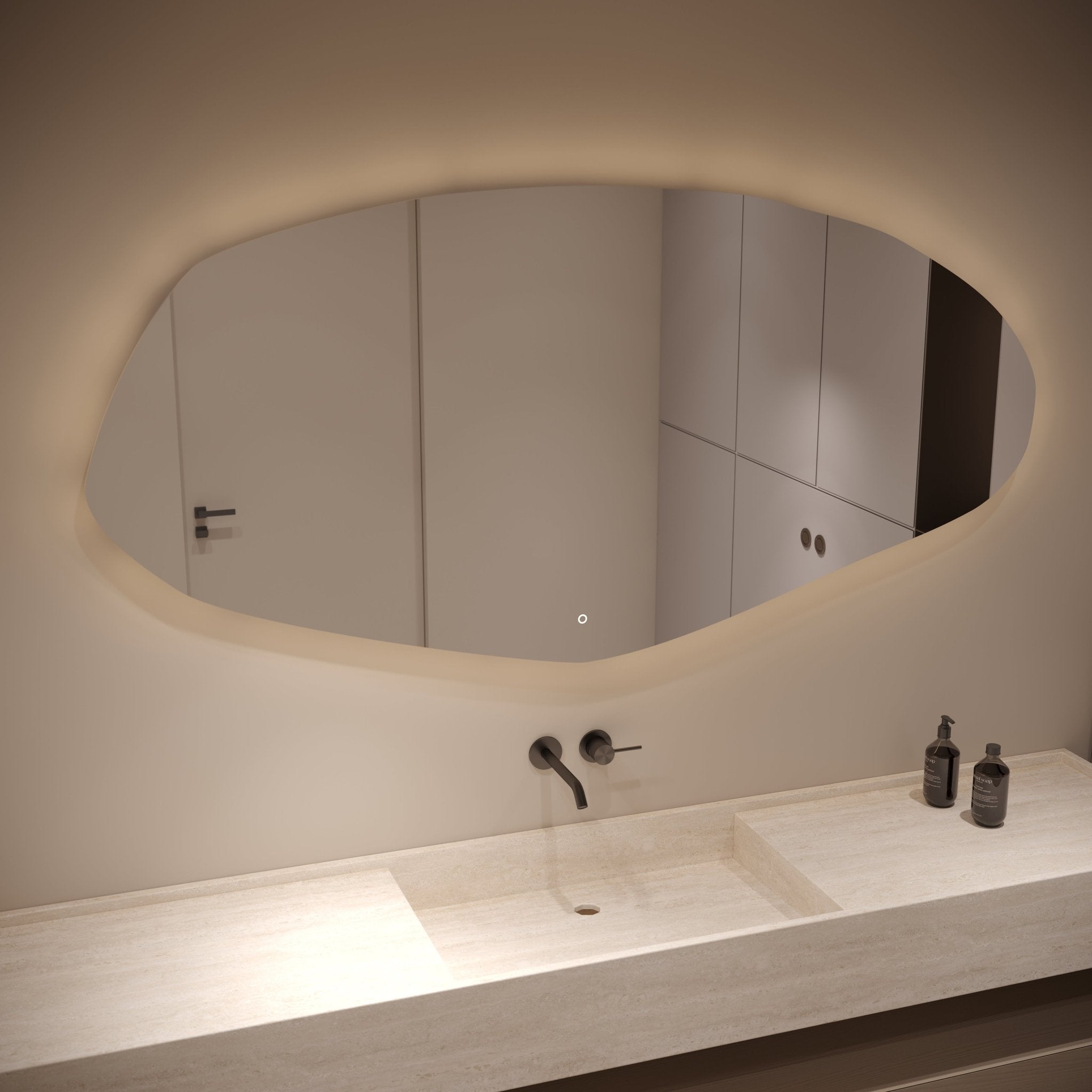Isla | LED Irregular Mirror - Mirrors by Reflect
