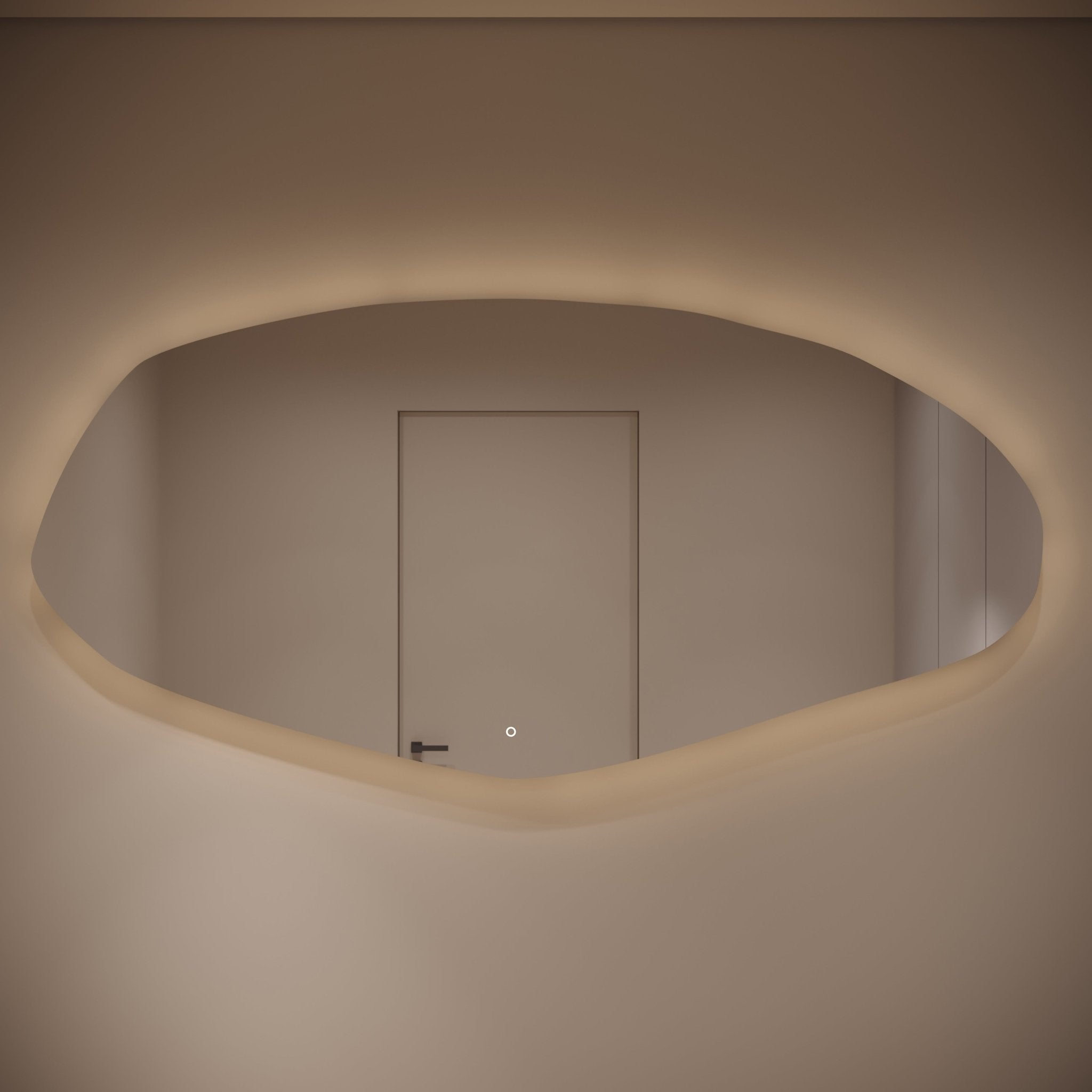 Isla | LED Irregular Mirror - Mirrors by Reflect