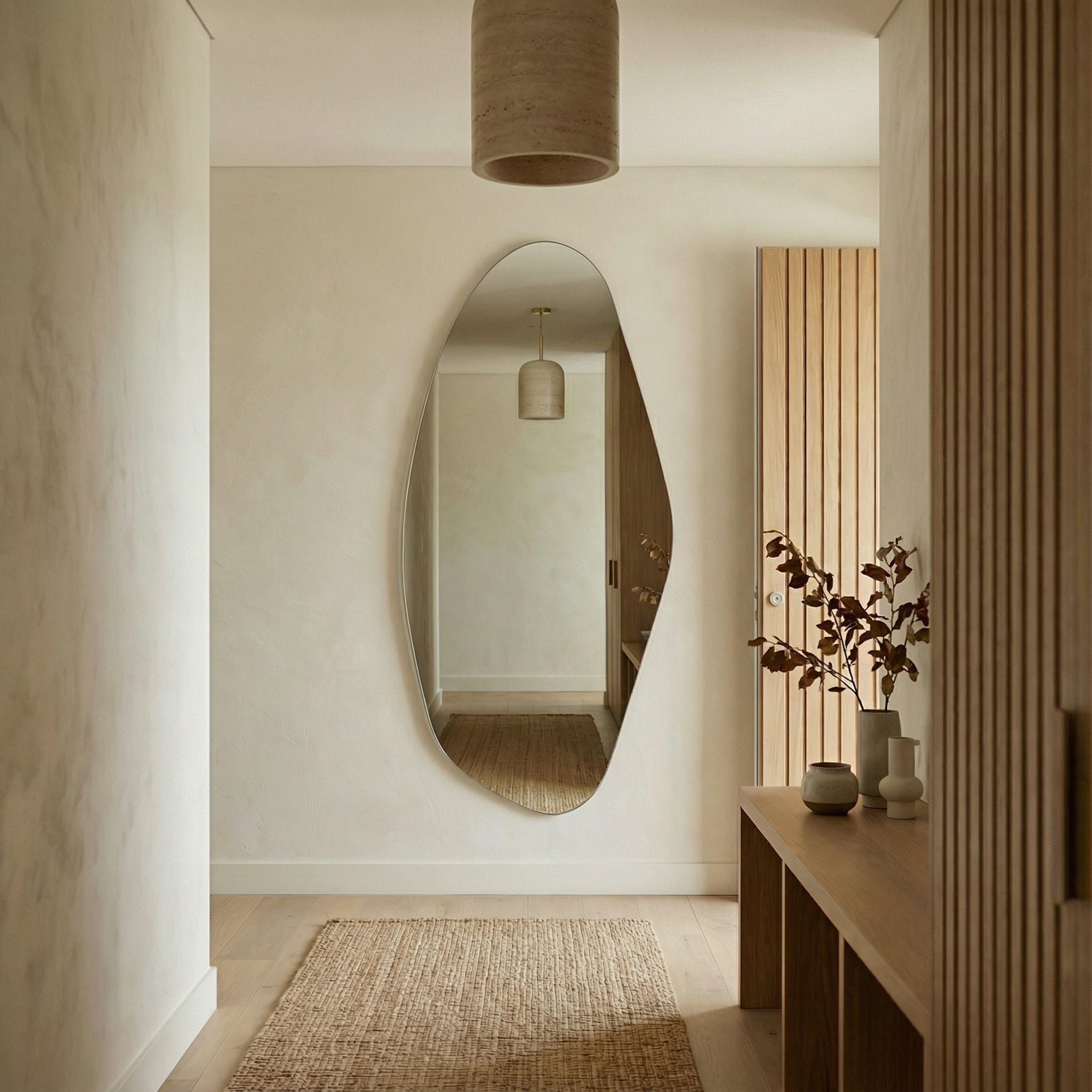 Lena | Irregular Mirror - Mirrors by Reflect