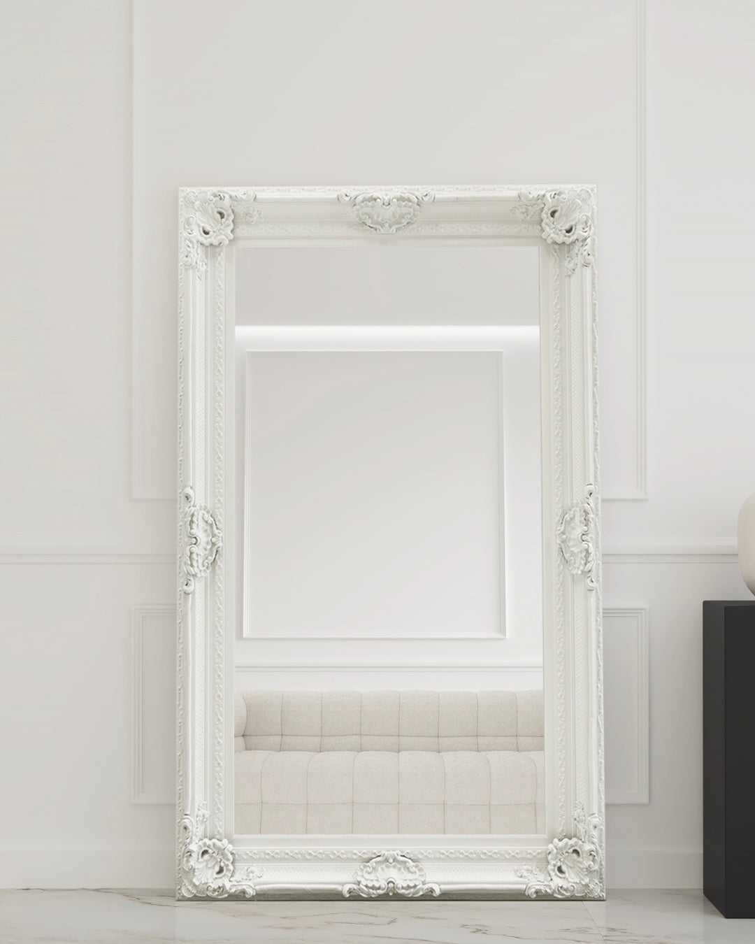 Neige - White Full Length Mirror 120cm x 221cm