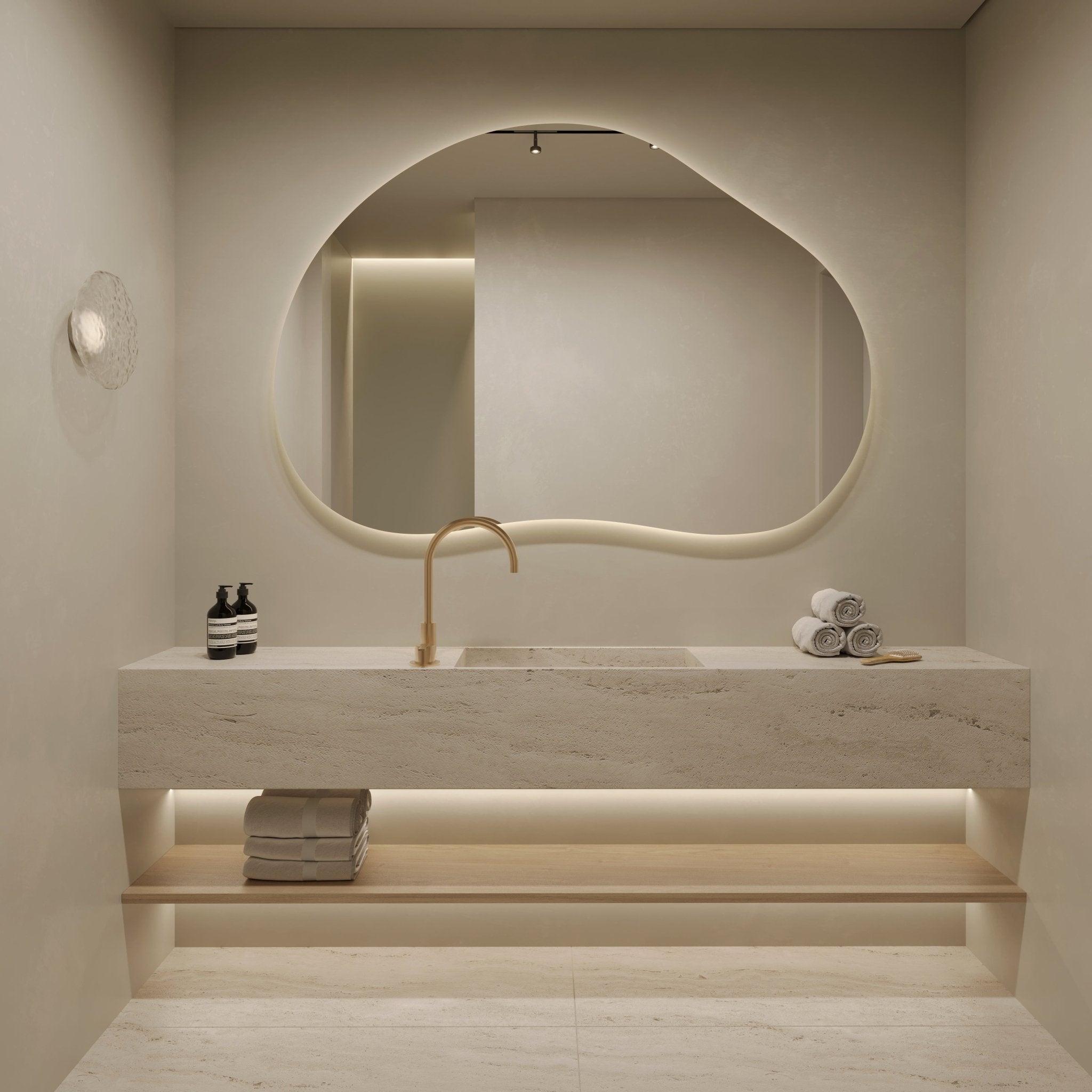 Amiah | LED Bathroom Mirror - Mirrors by Reflect