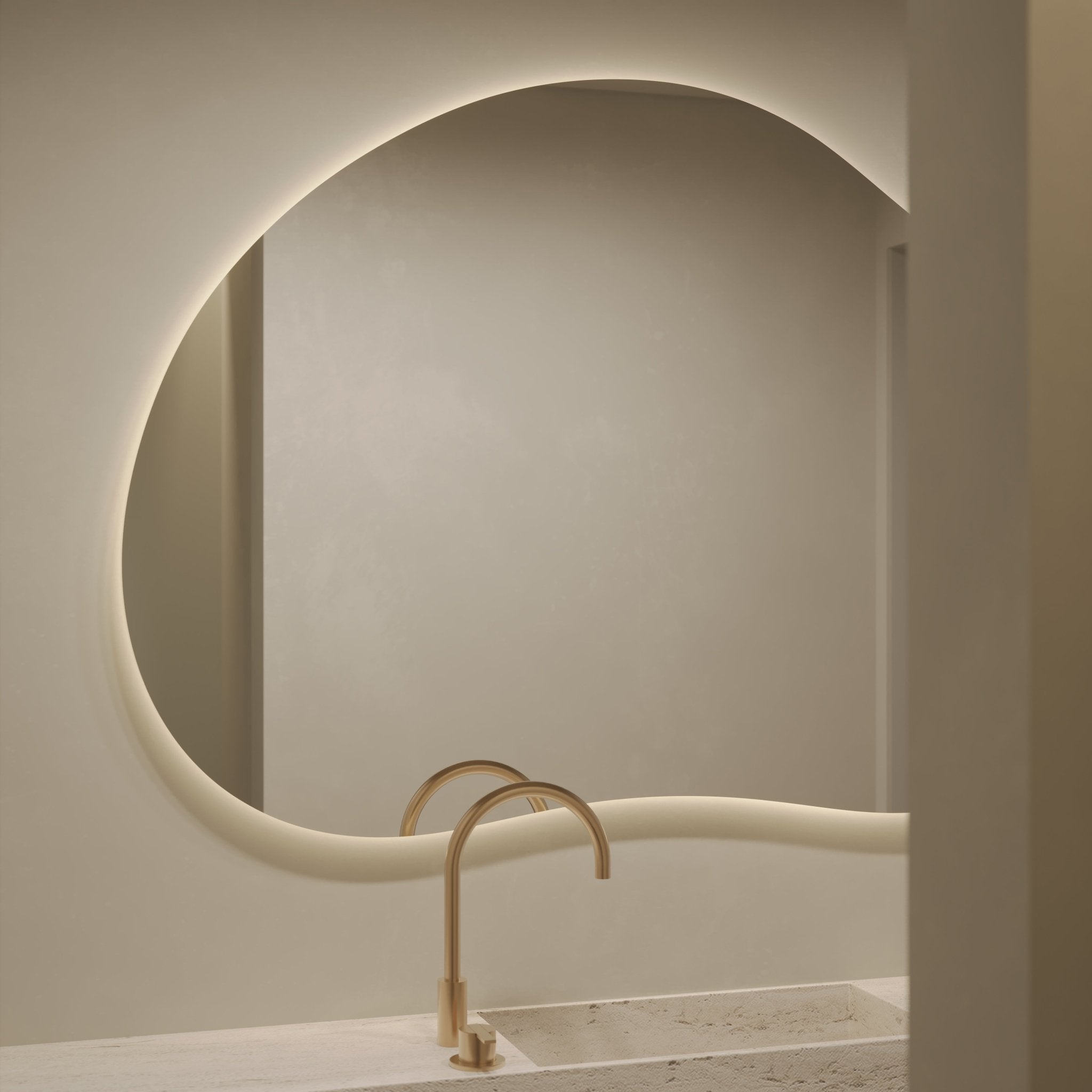 Amiah | LED Bathroom Mirror - Mirrors by Reflect