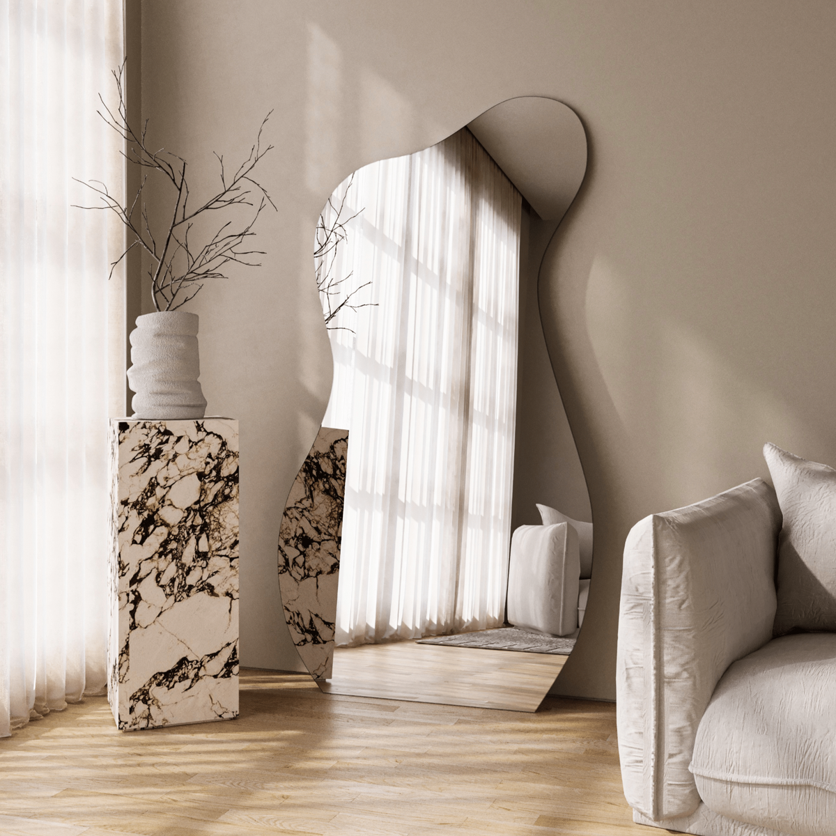 Aura Irregular Full Length Mirror 1800 X 1000 Aura irregular full length mirror 1800 x 1000