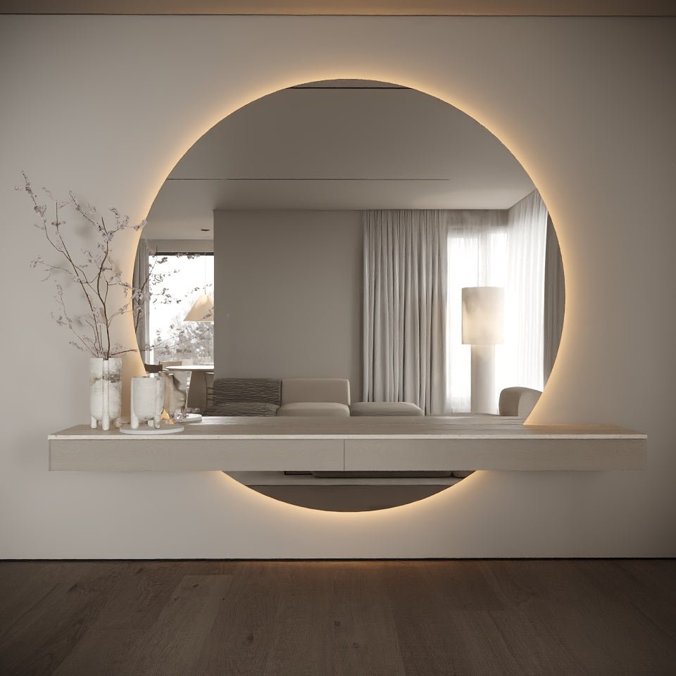 Celine Large Round Mirror | 1800 x 1800 - Mirrors by Reflect