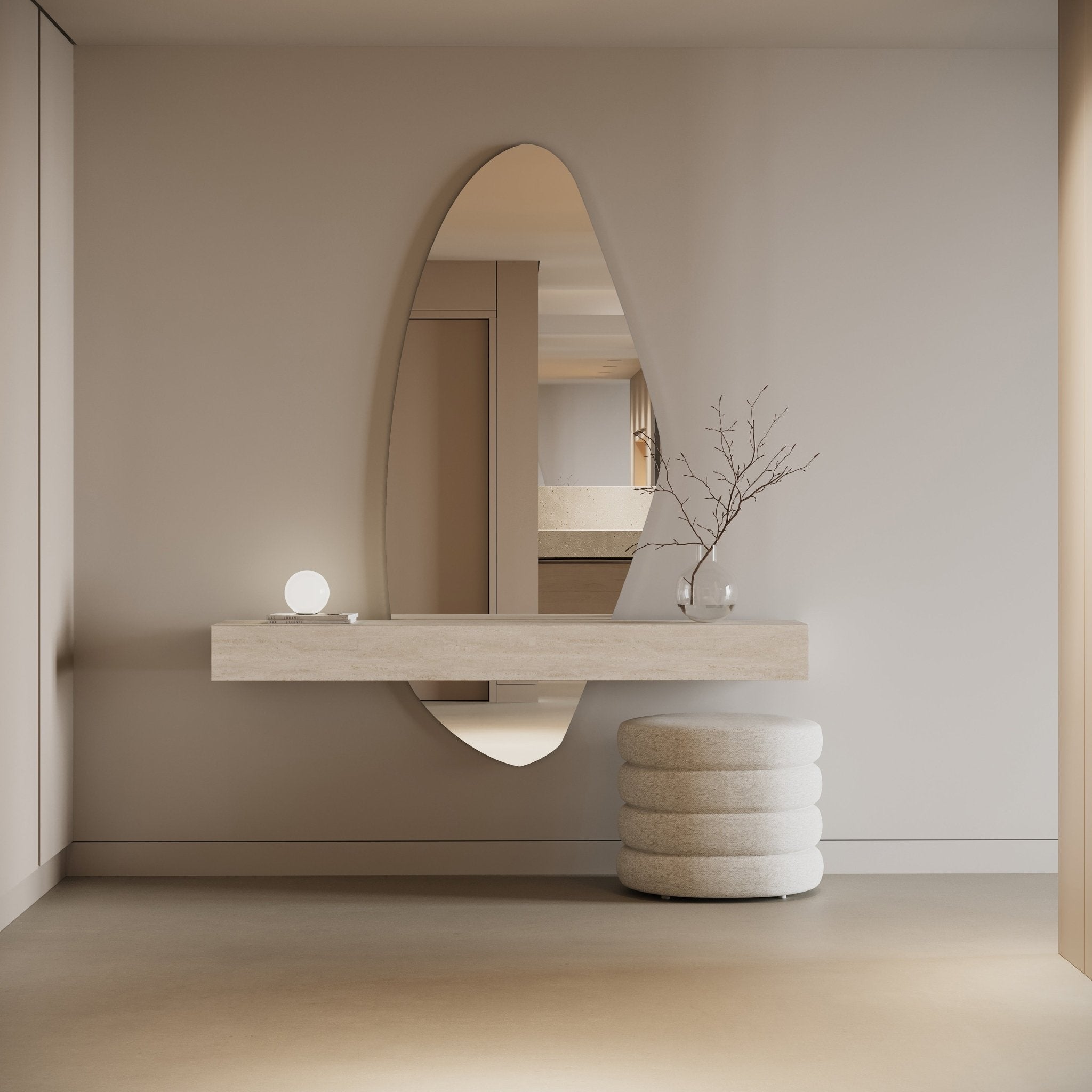 Isla Irregular Mirror | 1800 x 800 - Mirrors by Reflect