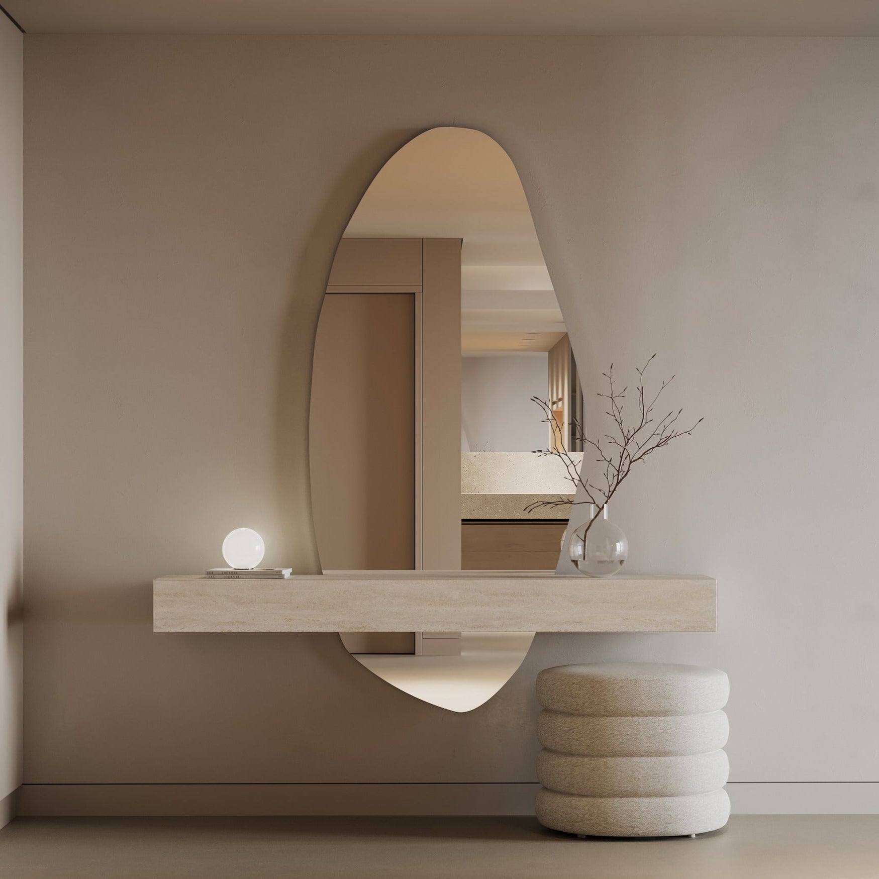 Isla | Irregular Mirror - Mirrors by Reflect