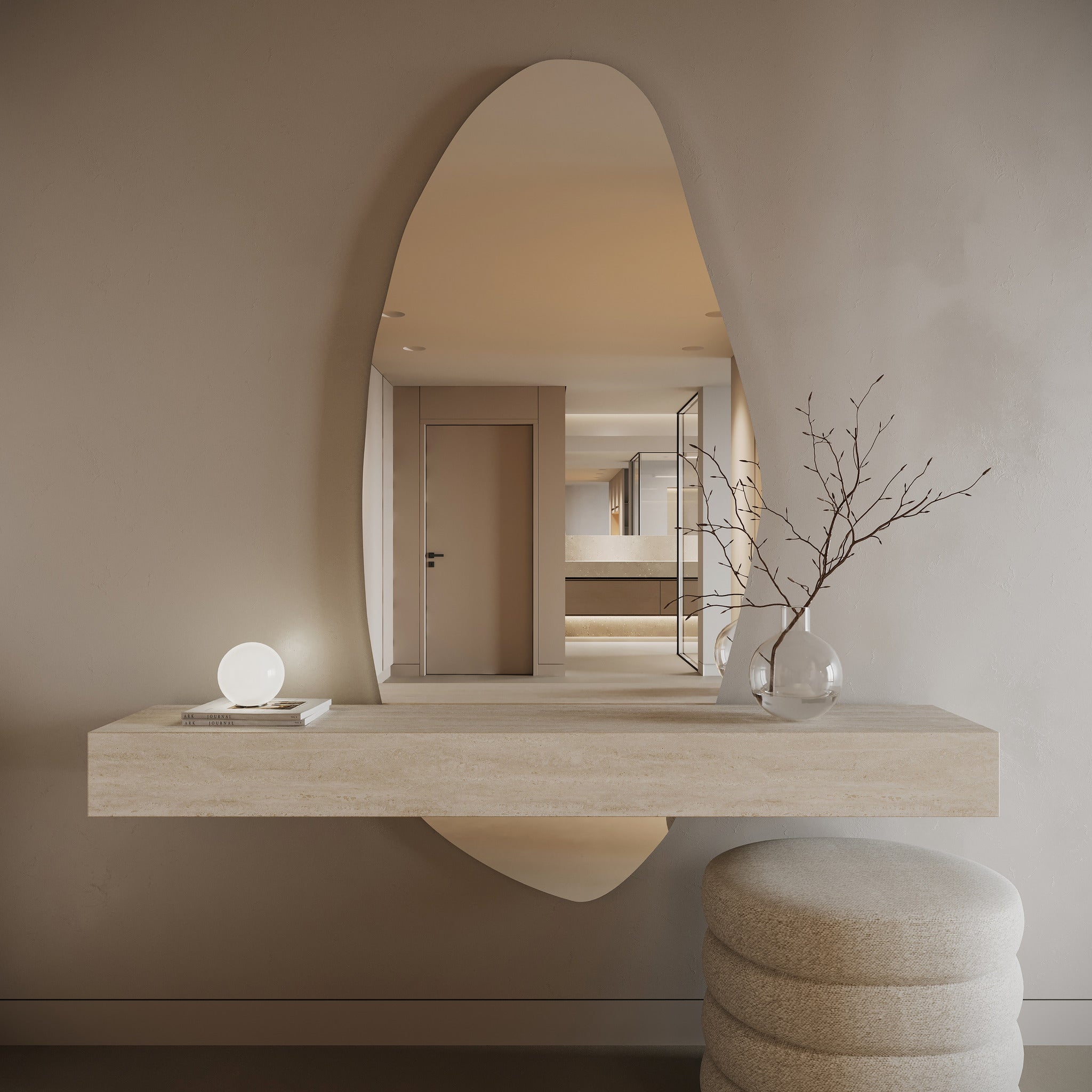 Isla | Irregular Mirror - Mirrors by Reflect