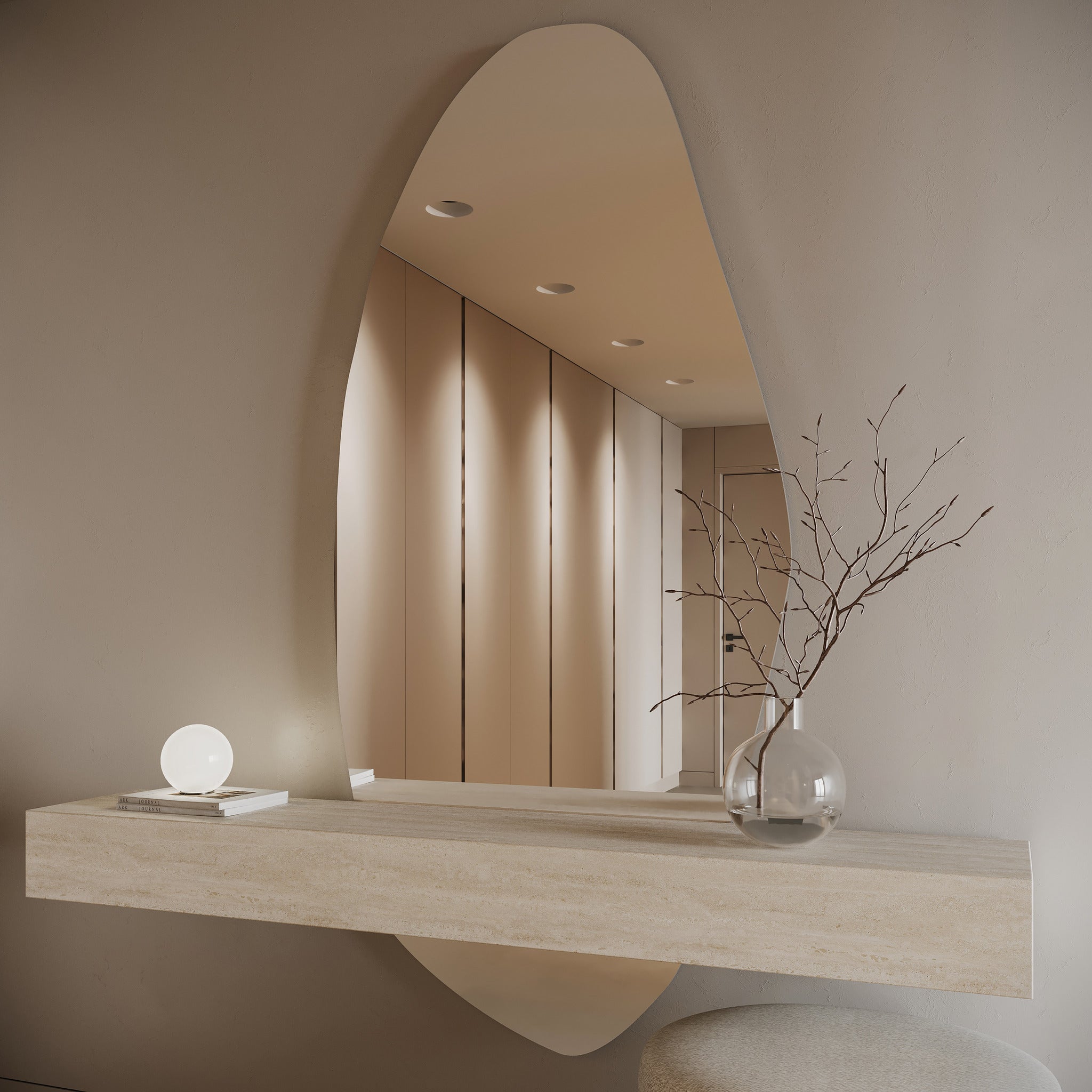 Isla | Irregular Mirror - Mirrors by Reflect