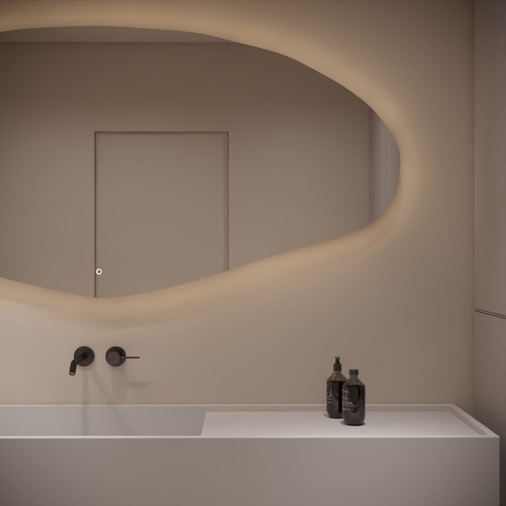 Isla | LED Irregular Mirror - Mirrors by Reflect