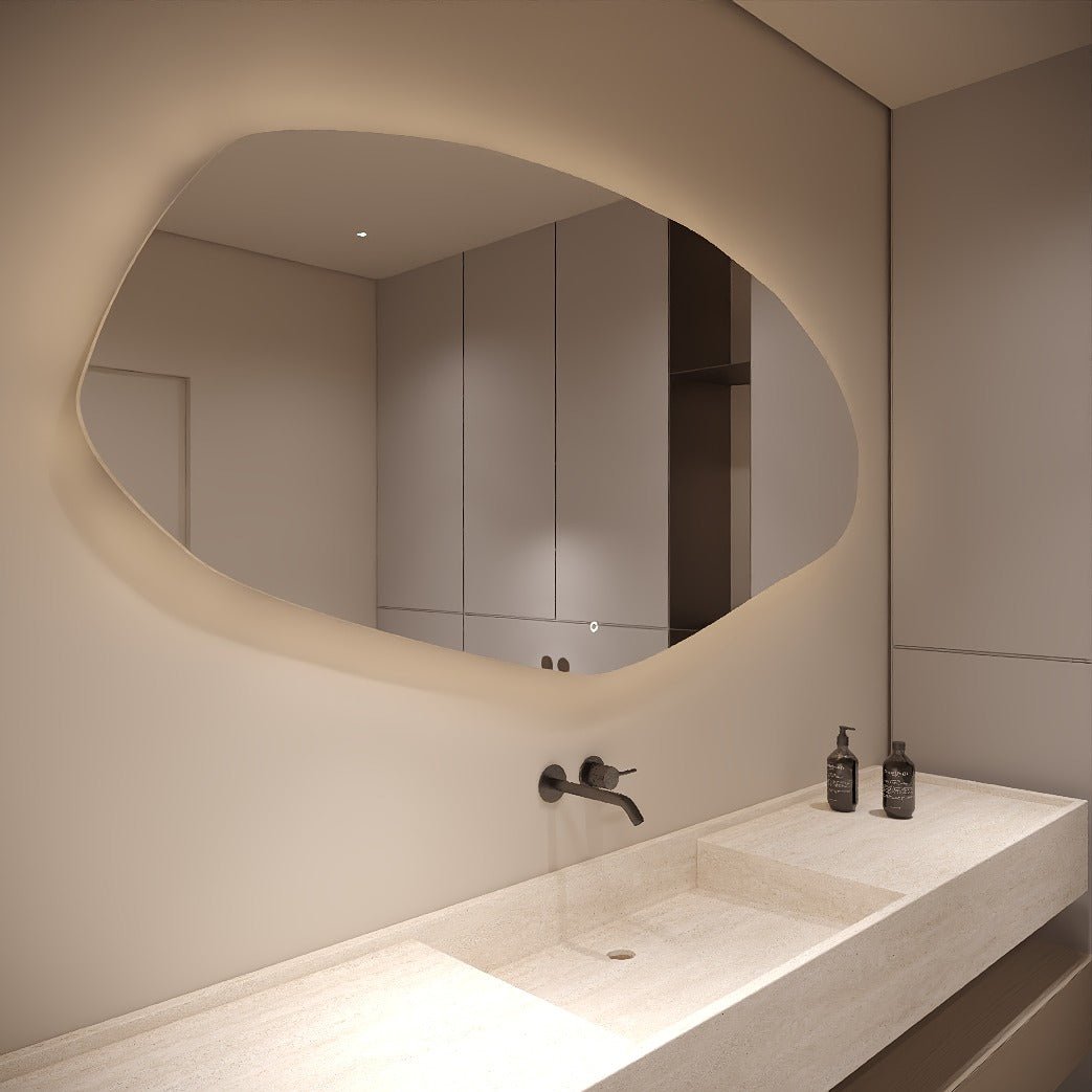 Isla | LED Irregular Mirror - Mirrors by Reflect