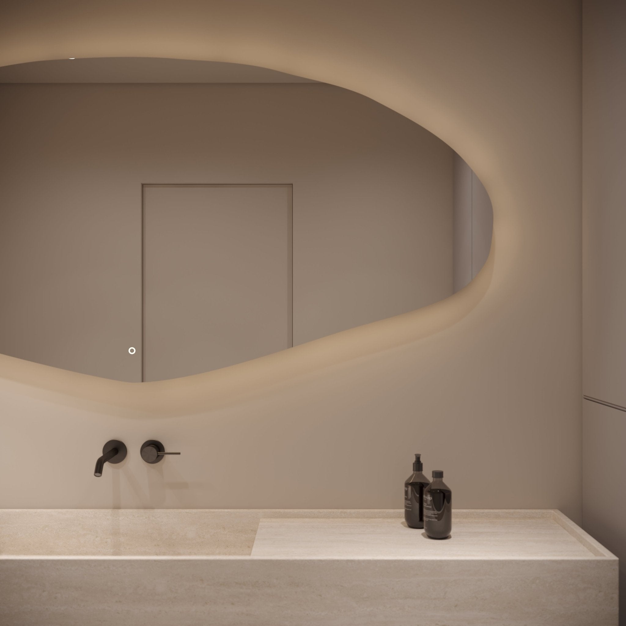 Isla | LED Irregular Mirror - Mirrors by Reflect