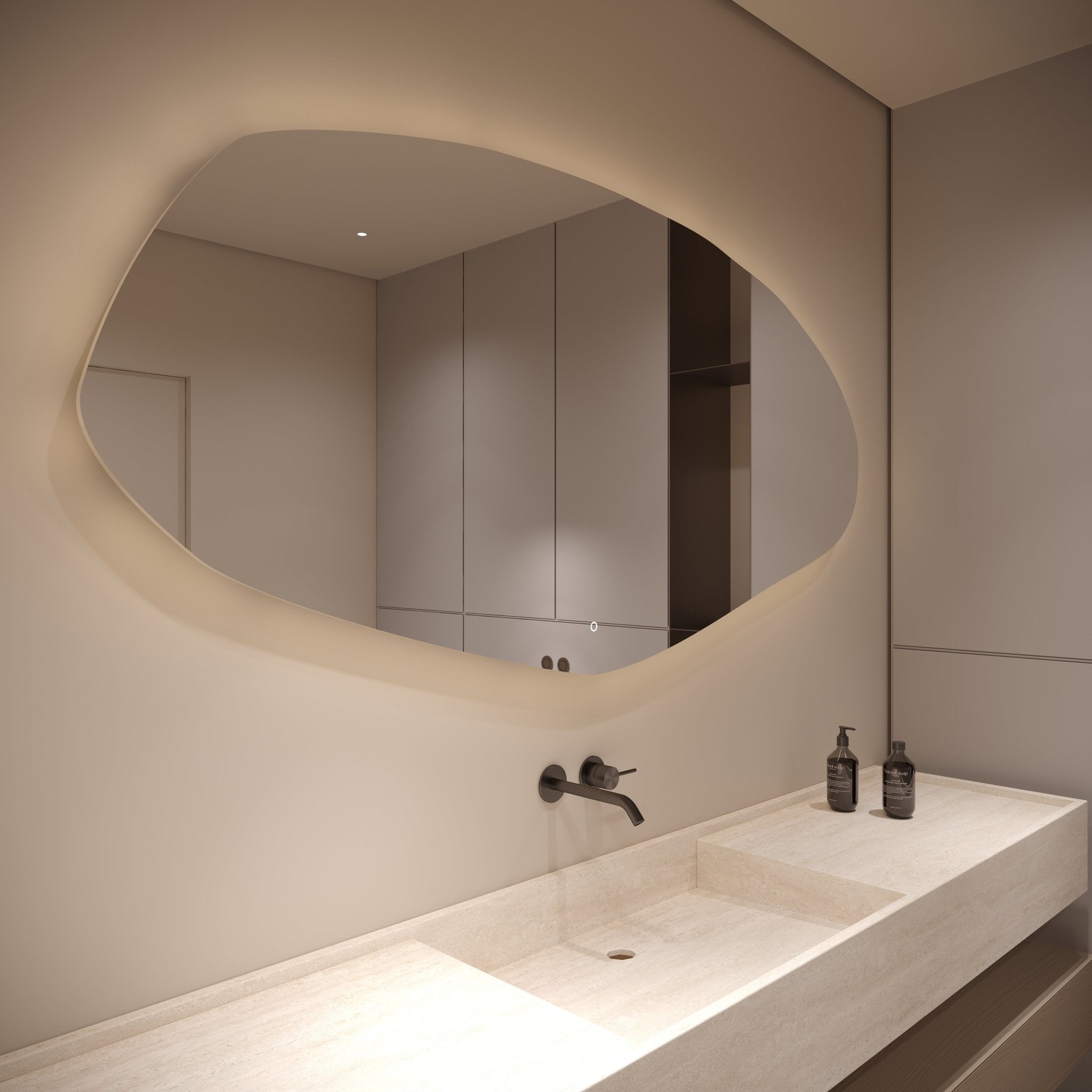 Isla | LED Irregular Mirror - Mirrors by Reflect