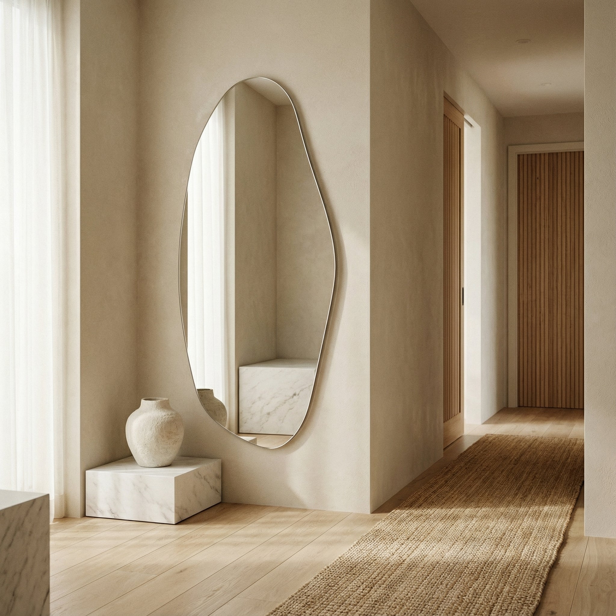 Lena | Irregular Mirror - Mirrors by Reflect