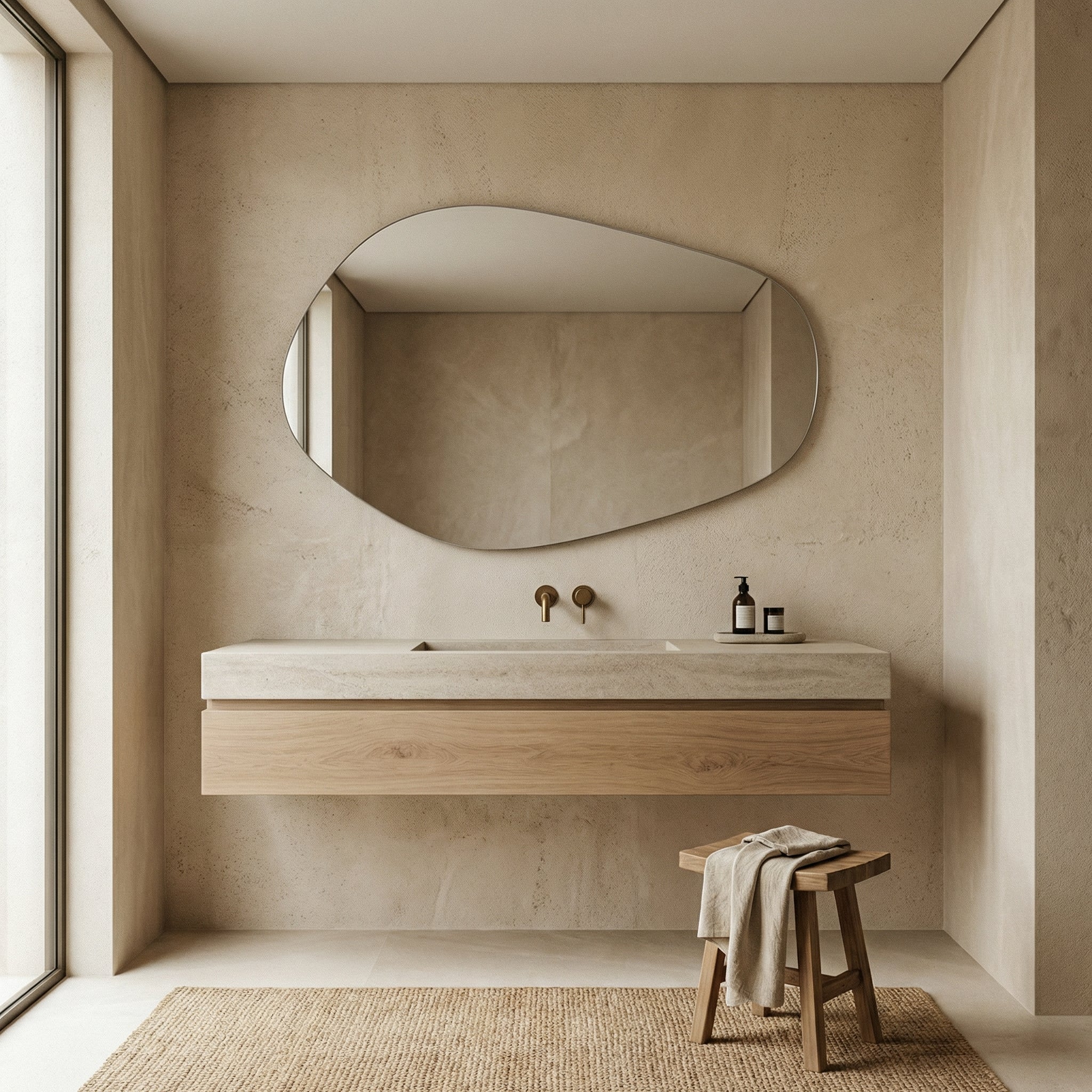 Mila | Irregular Mirror - Mirrors by Reflect