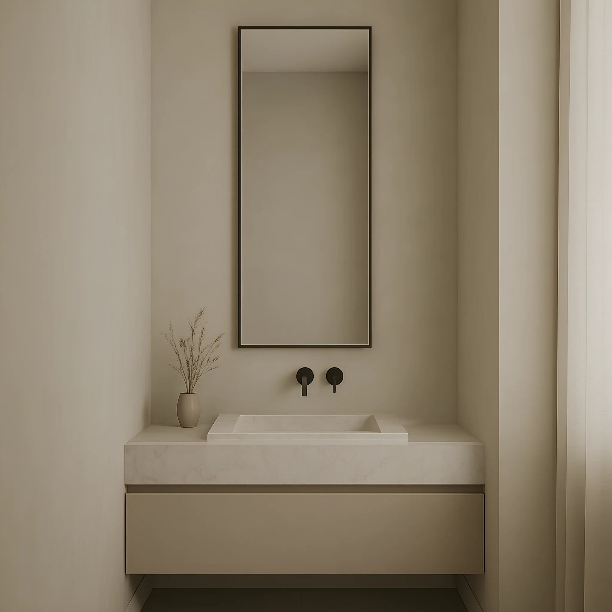 Slate | Bathroom Mirror | 1100 x 450 - Mirrors by Reflect